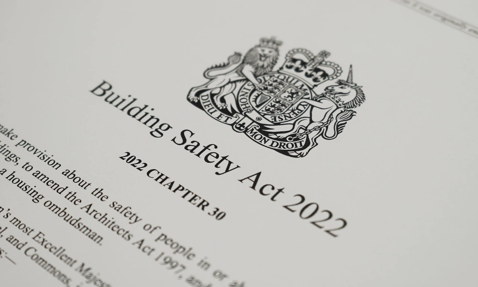 Building safety act 2