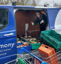 Harmony Heroes help Taunton Foodbank throughout December